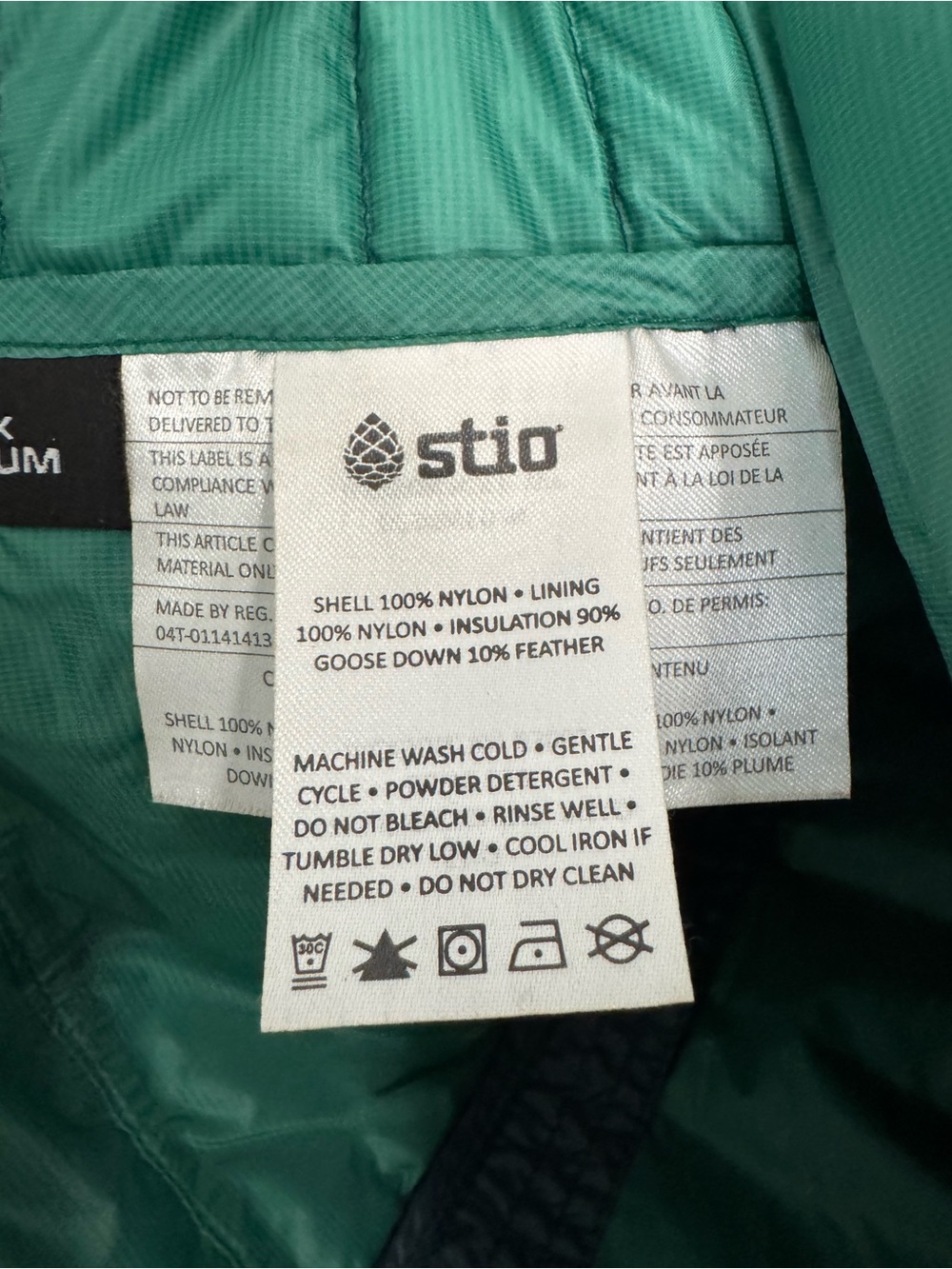 Stio Pinion Down Sweater Women's Size Small Blue Gorpcore Hiking Outdoor Camping - Picture 9 of 12